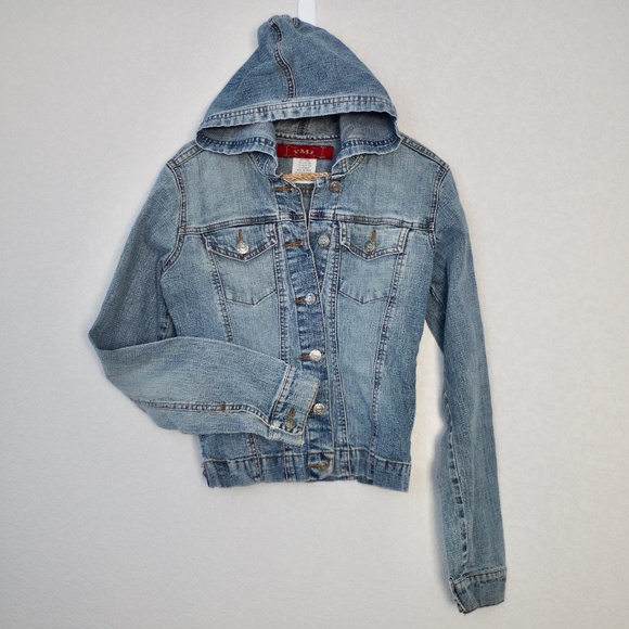 YMI Jackets & Blazers - YMI Cropped Denim Jean Jacket S